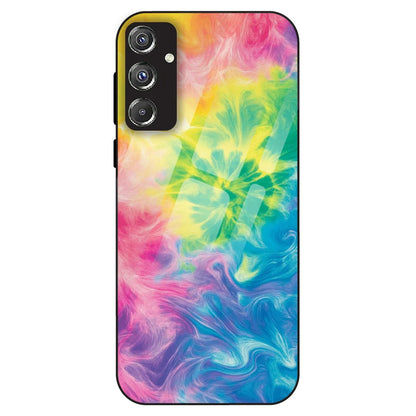 Neon Fluid Dreams - Glass Case For Samsung Galaxy F34