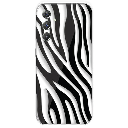 Zebra Print - Printed Silicone Case For Samsung Galaxy F34