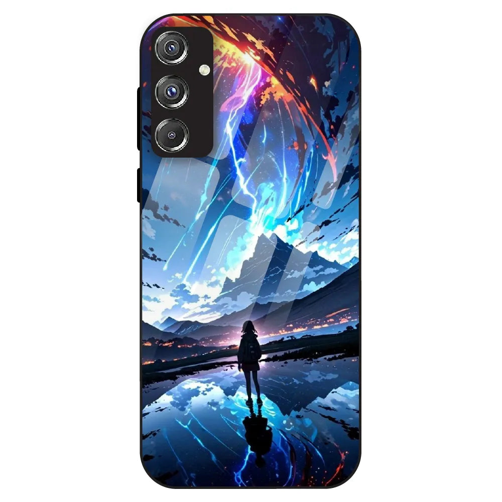 Dreamscape Sky - Glass Case For Samsung Galaxy F34