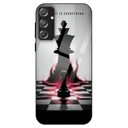 Chess Power Shadow - Glass Case For Samsung Galaxy F34
