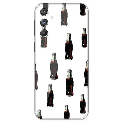 Soft Drink - Clear Printed Silicone Case For Samsung Galaxy F34