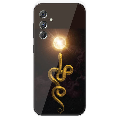 Golden Serpent - Printed Silicone Case For Samsung Galaxy F34