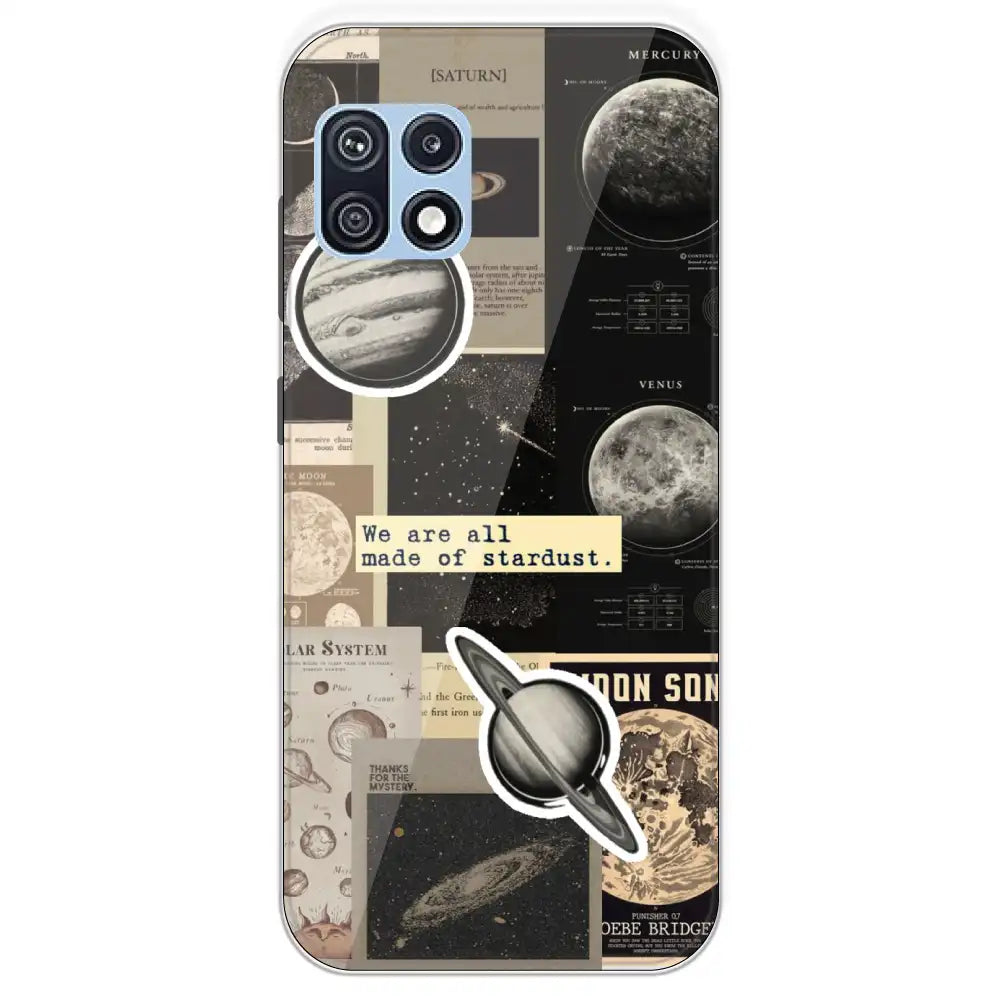 Planets - Printed Silicone Case For Samsung Galaxy F42