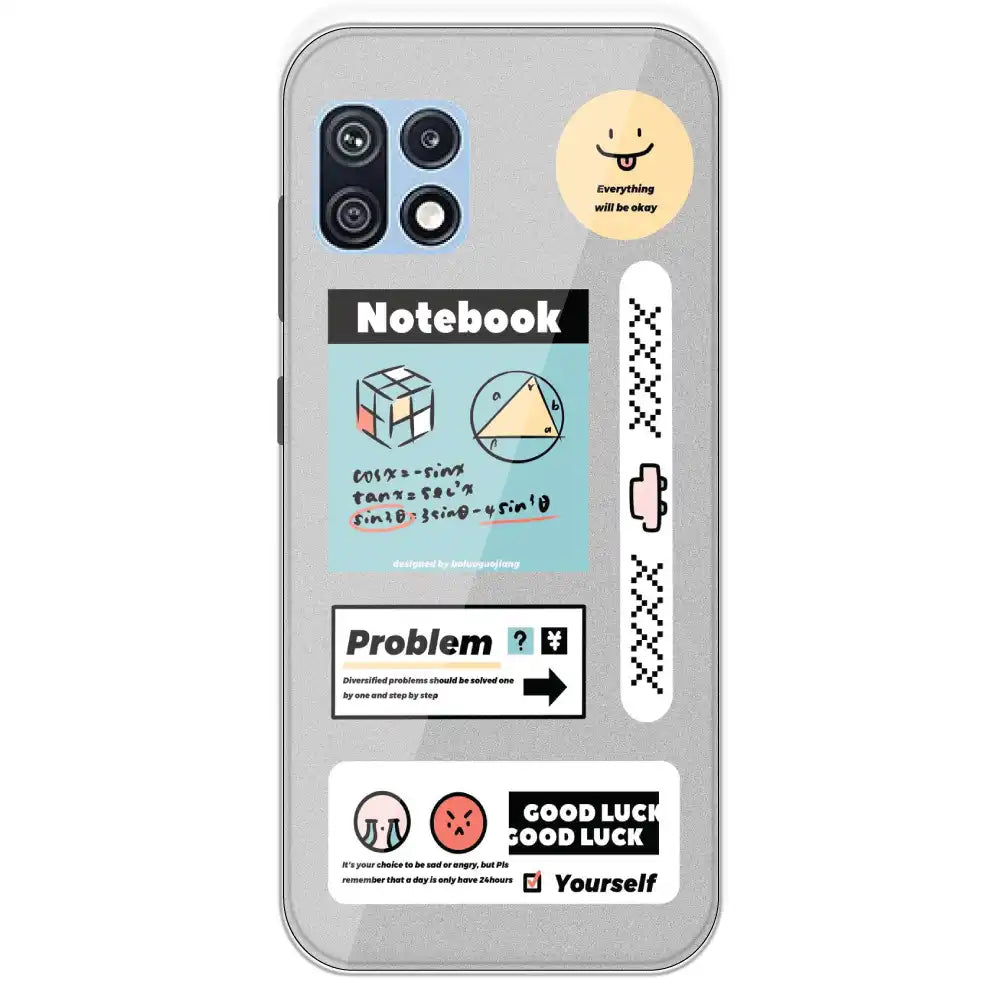 Exam Collage - Printed Silicone Case For Samsung Galaxy F42