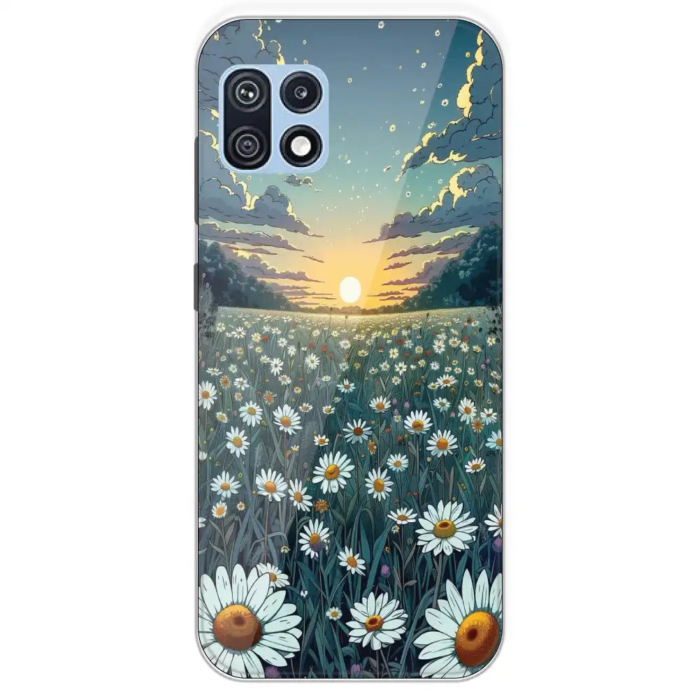 Daisy Sunset - Printed Silicone Case For Samsung Galaxy F42