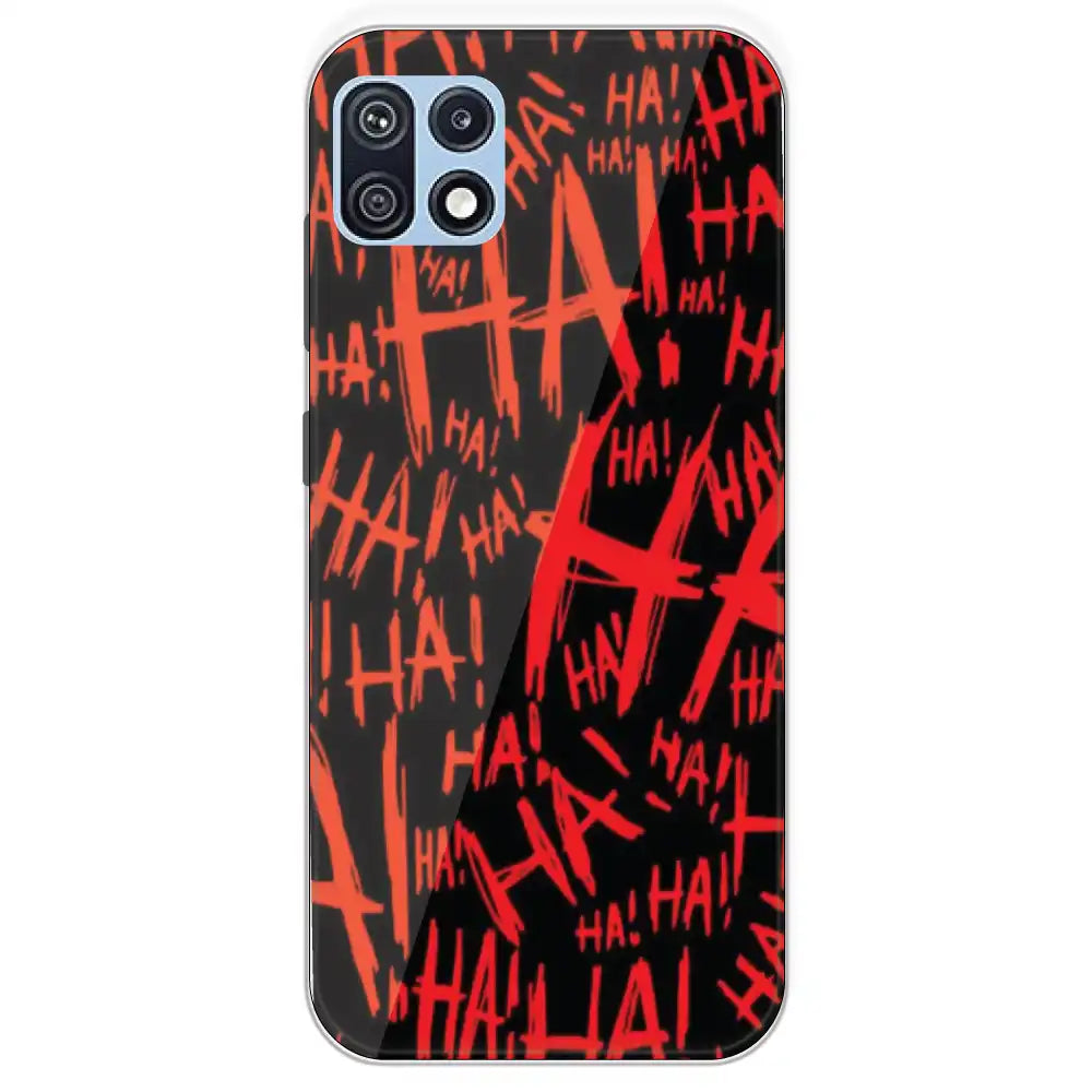 Ha ! - Printed Silicone Case For Samsung Galaxy F42