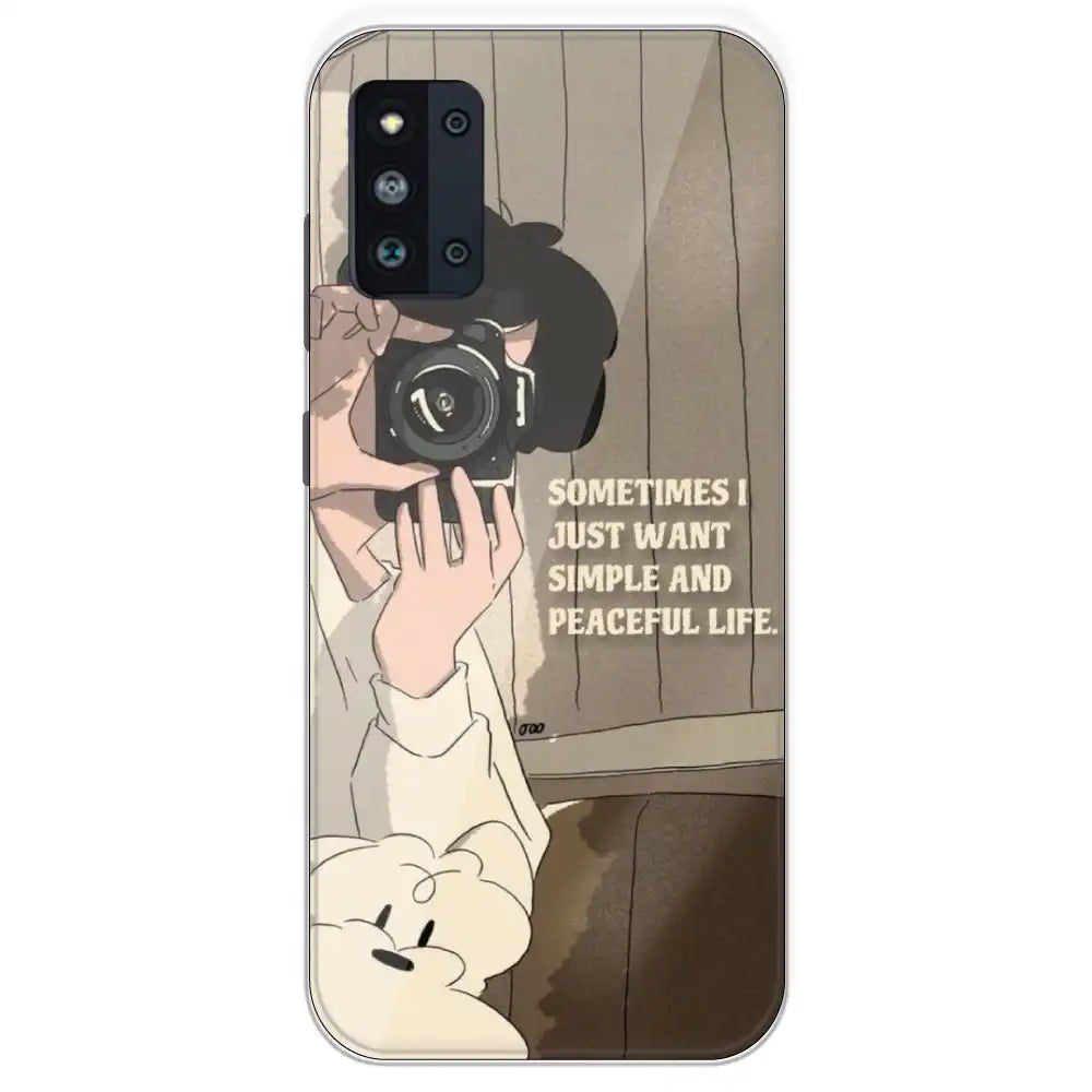 Photographer - Printed Silicone Case For Samsung Galaxy F52