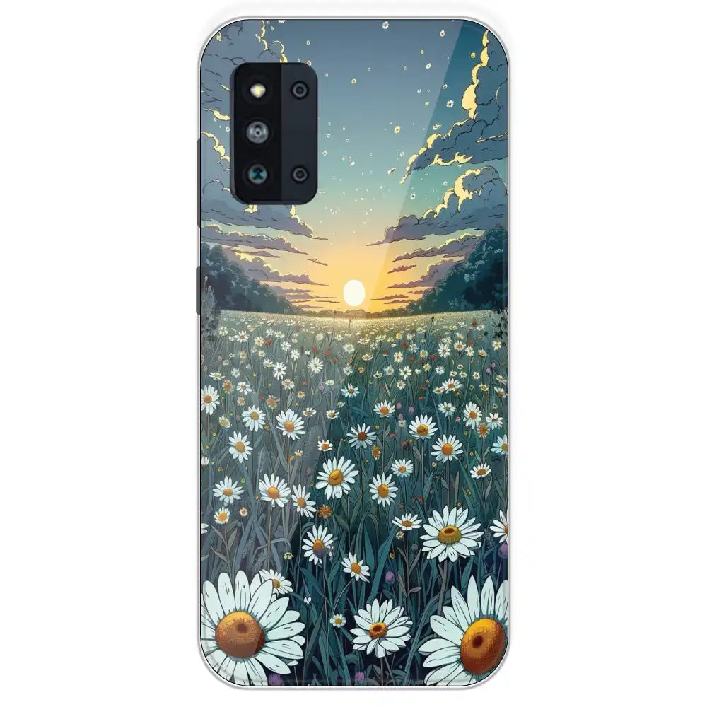 Daisy Sunset - Printed Silicone Case For Samsung Galaxy F52
