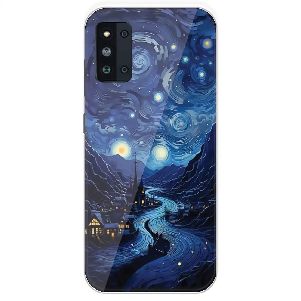 The Starry Night - Printed Silicone Case For Samsung Galaxy F52