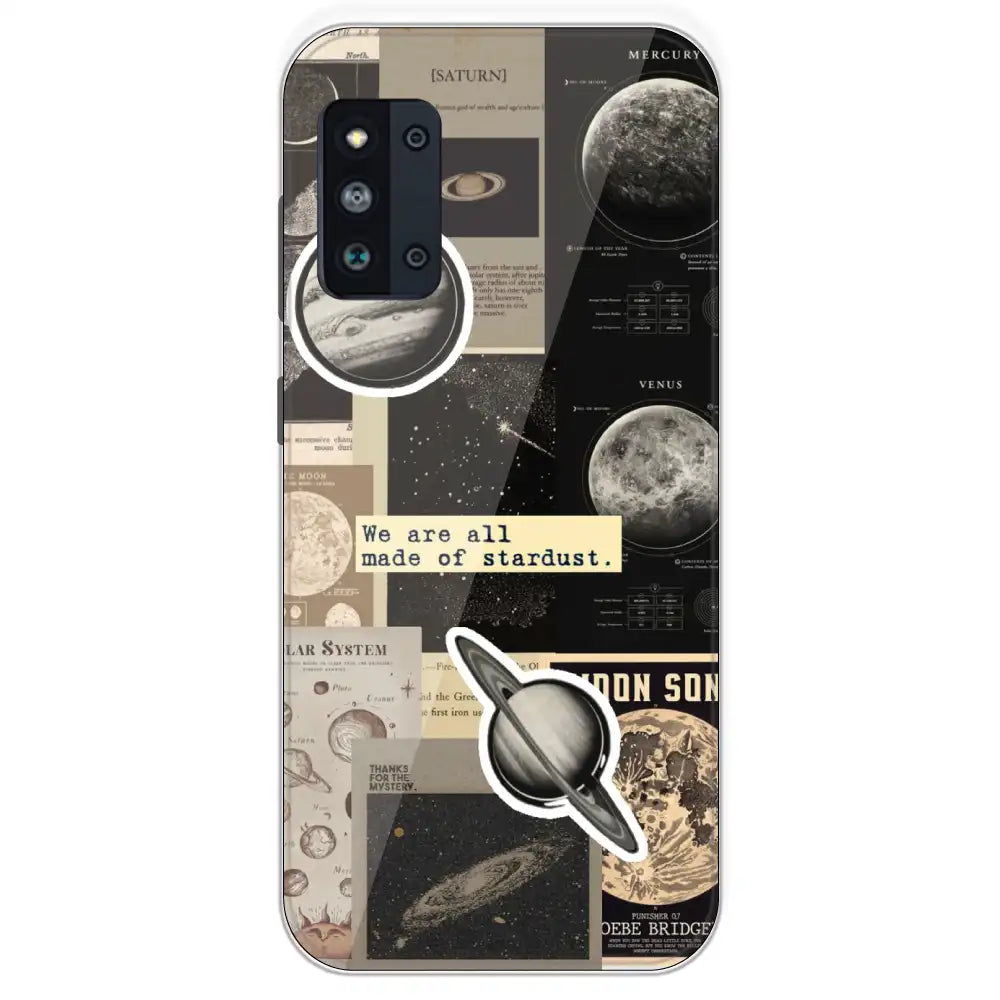 Planets - Printed Silicone Case For Samsung Galaxy F52
