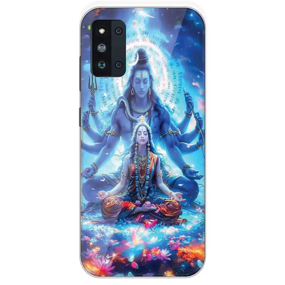 Shiv Parvati - Printed Silicone Case For Samsung Galaxy F52