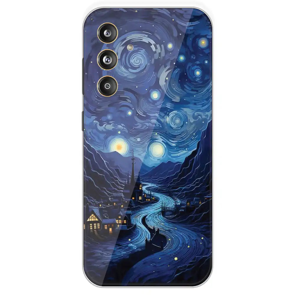 The Starry Night - Printed Silicone Case For Samsung Galaxy F55