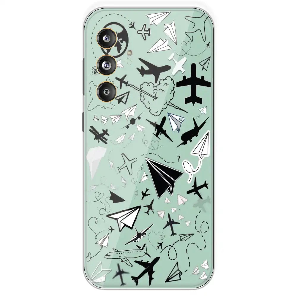Planes - Printed Silicone Case For Samsung Galaxy F55