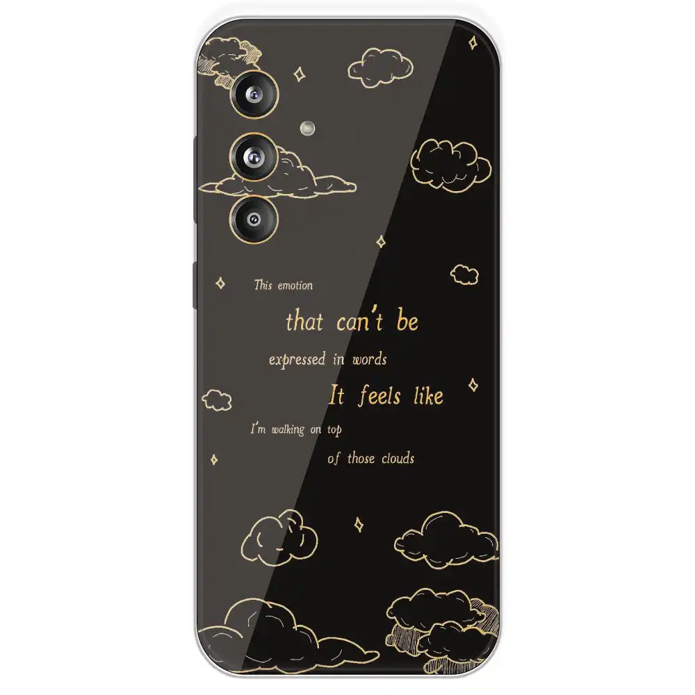 On Top Of Those Clouds - Printed Silicone Case For Samsung Galaxy F55