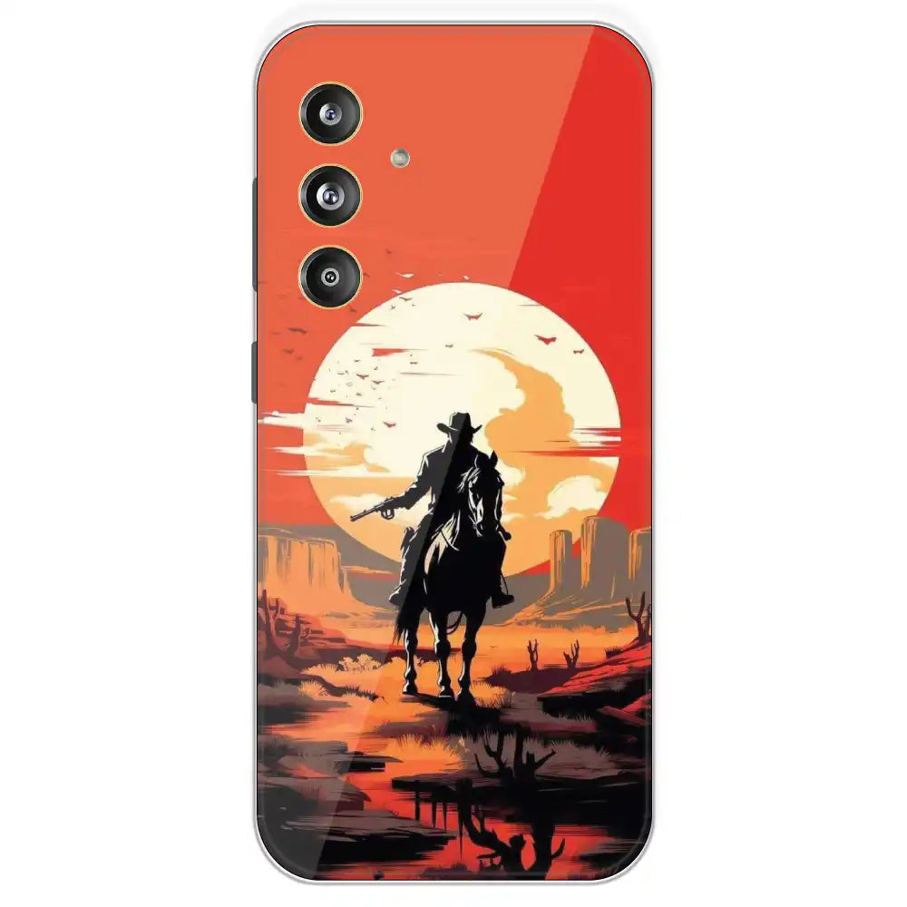 Cowboy - Printed Silicone Case For Samsung Galaxy F55