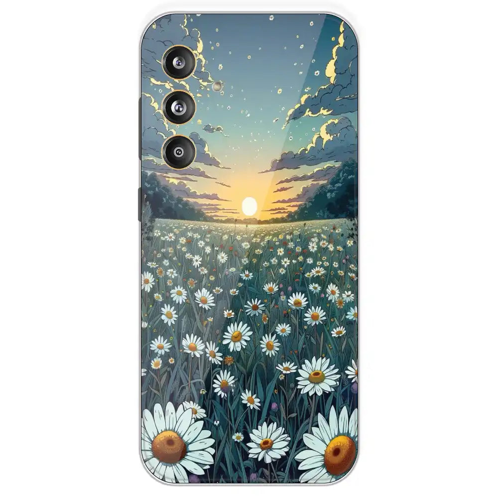 Daisy Sunset - Printed Silicone Case For Samsung Galaxy F55