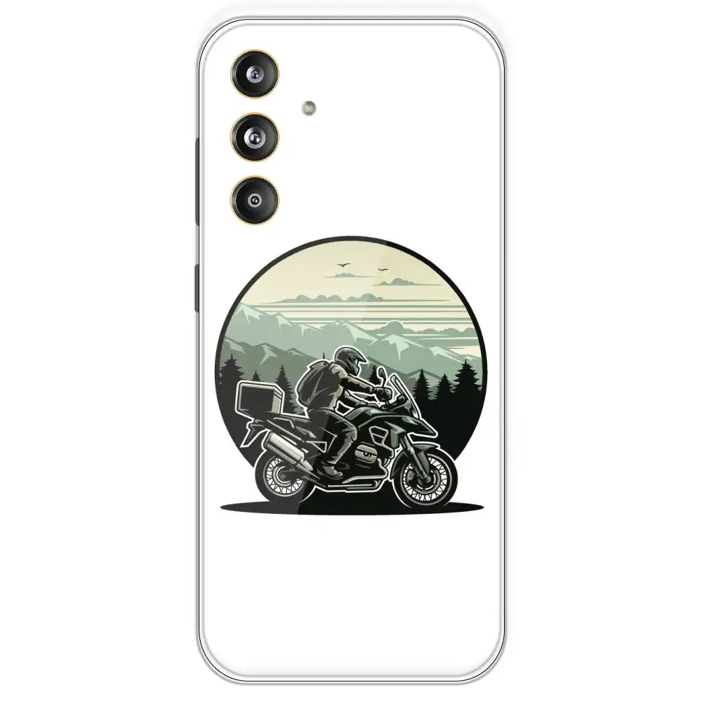 Biker - Printed Silicone Case For Samsung Galaxy F55