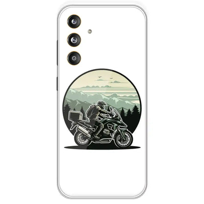 Biker - Printed Silicone Case For Samsung Galaxy F55