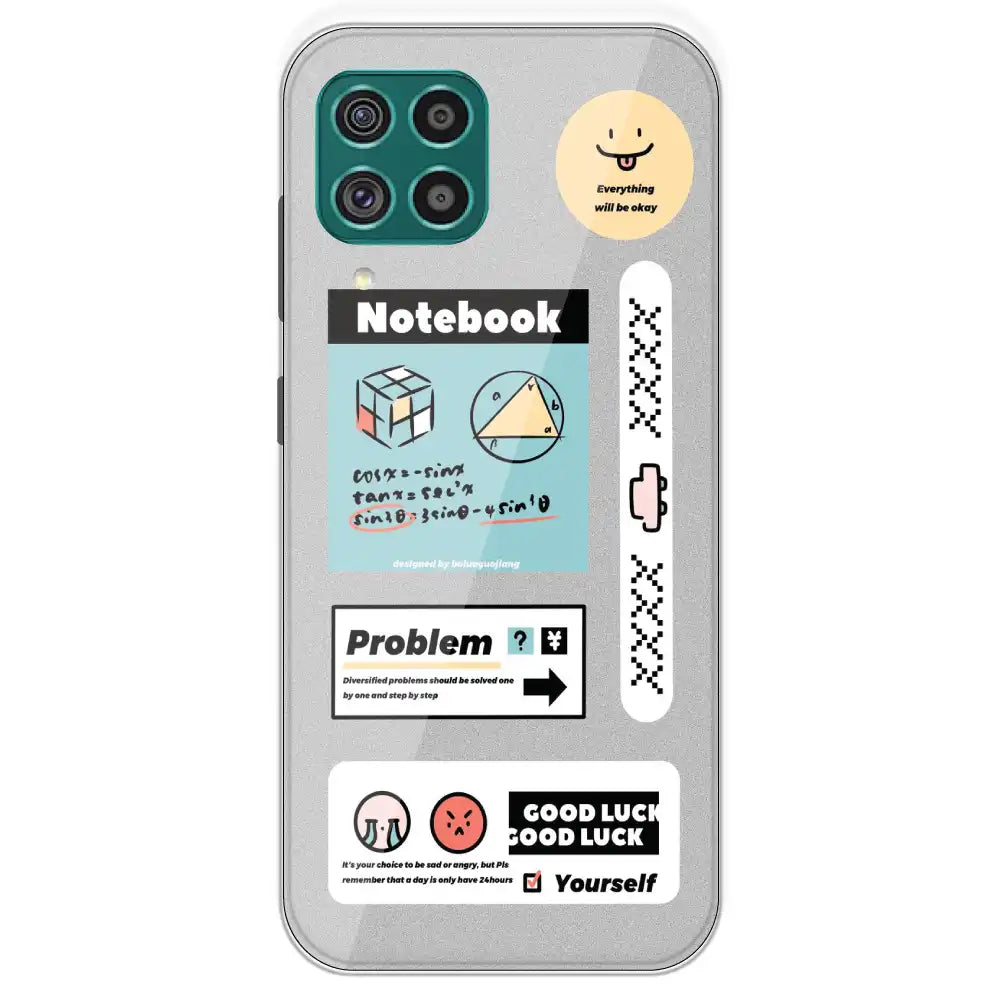 Exam Collage - Printed Silicone Case For Samsung Galaxy F62