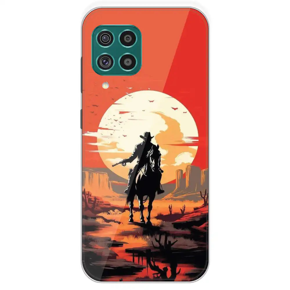 Cowboy - Printed Silicone Case For Samsung Galaxy F62