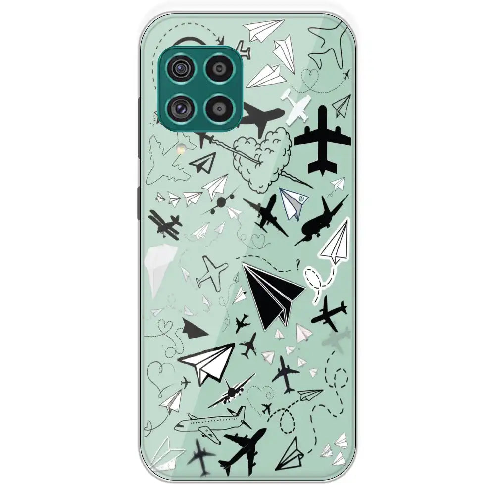 Planes - Printed Silicone Case For Samsung Galaxy F62