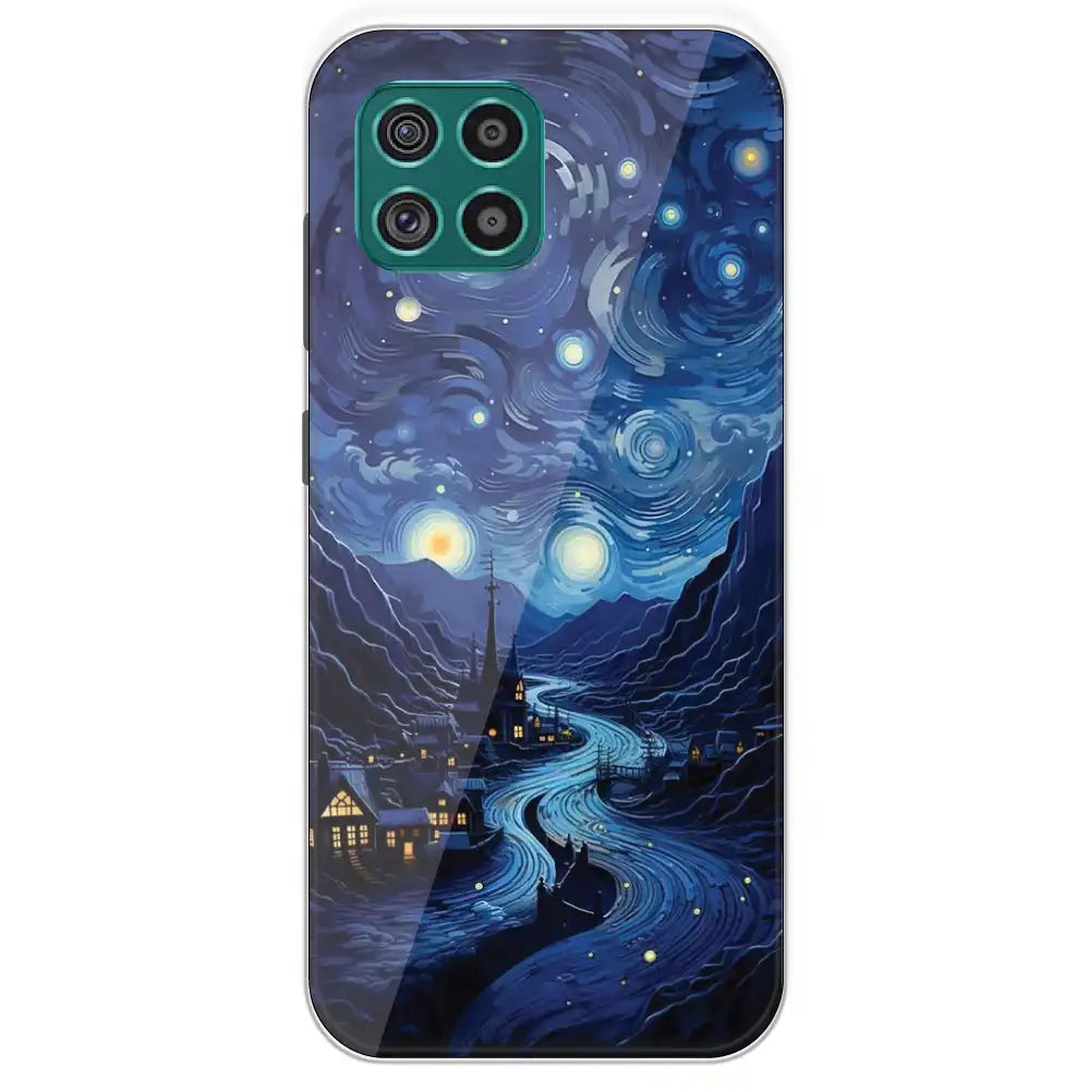 The Starry Night - Printed Silicone Case For Samsung Galaxy F62