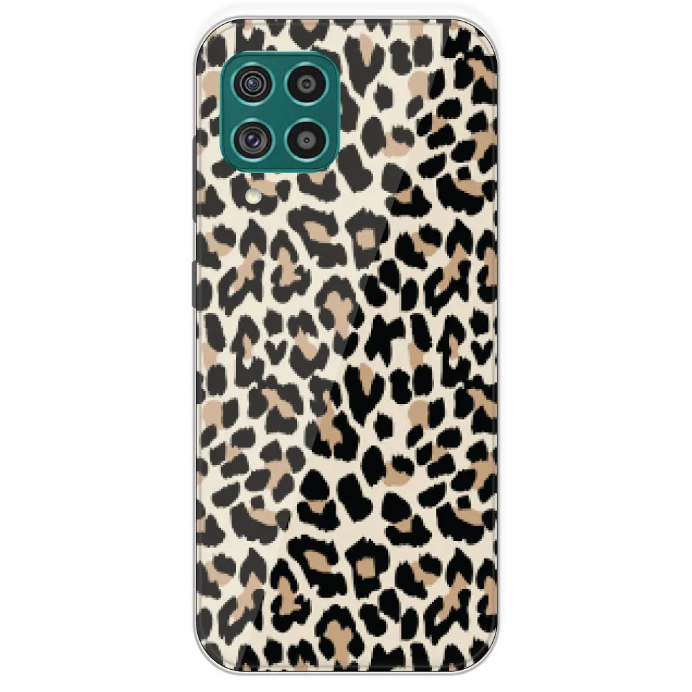Leopard Print - Printed Silicone Case For Samsung Galaxy F62