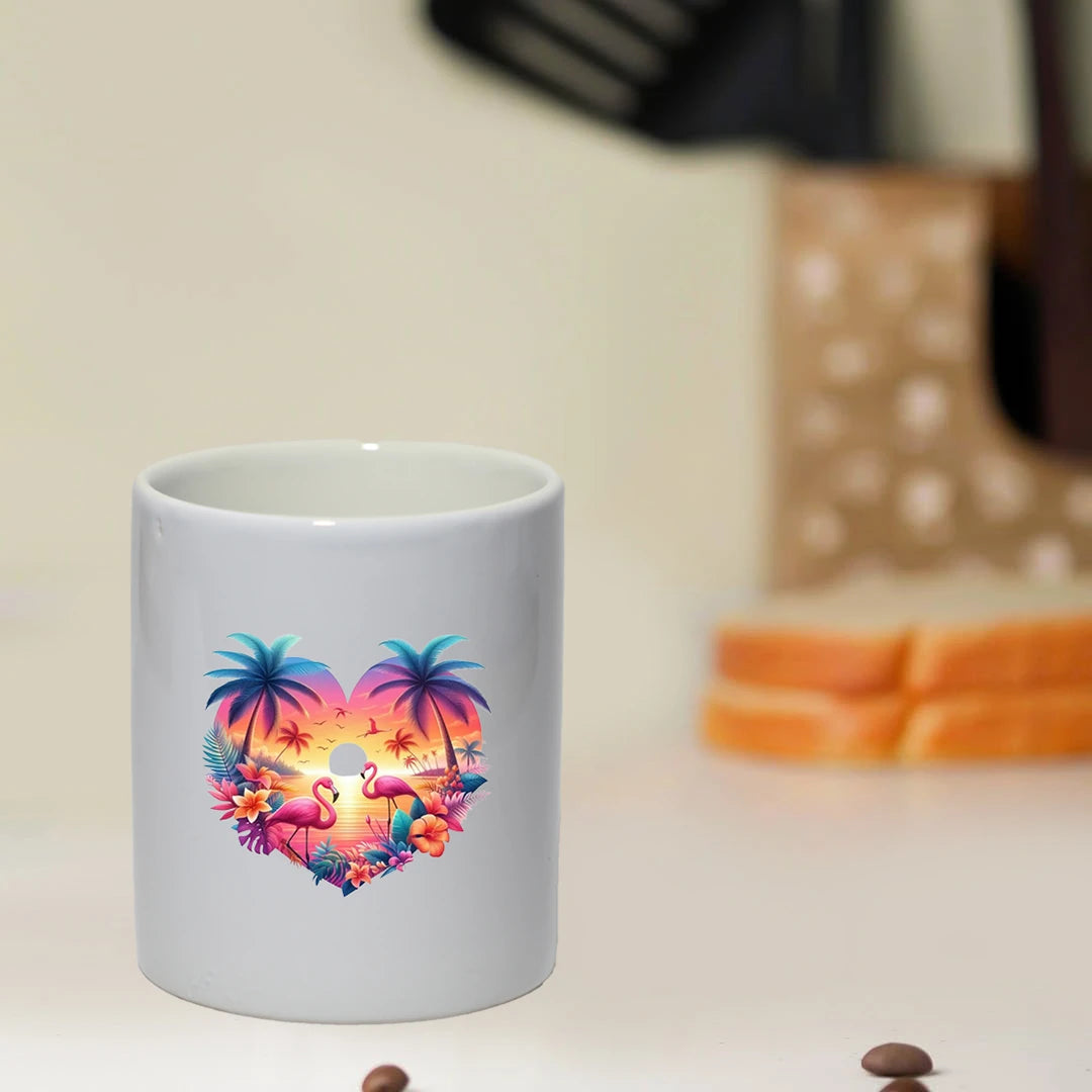 Flamingoes - Mug Infographic