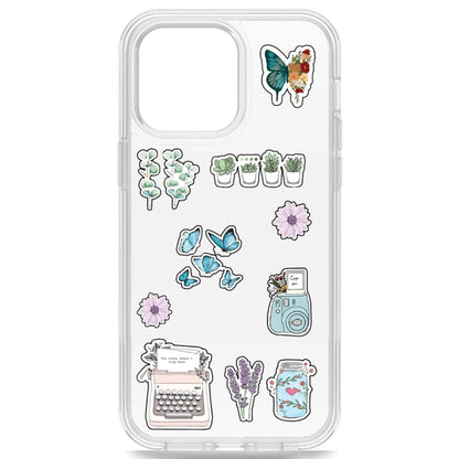 Floral Themed Sticker Case