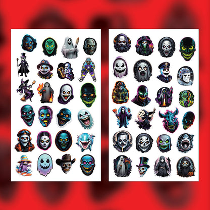 Ghost Sticker Bundle – 48 Waterproof Aesthetic Stickers