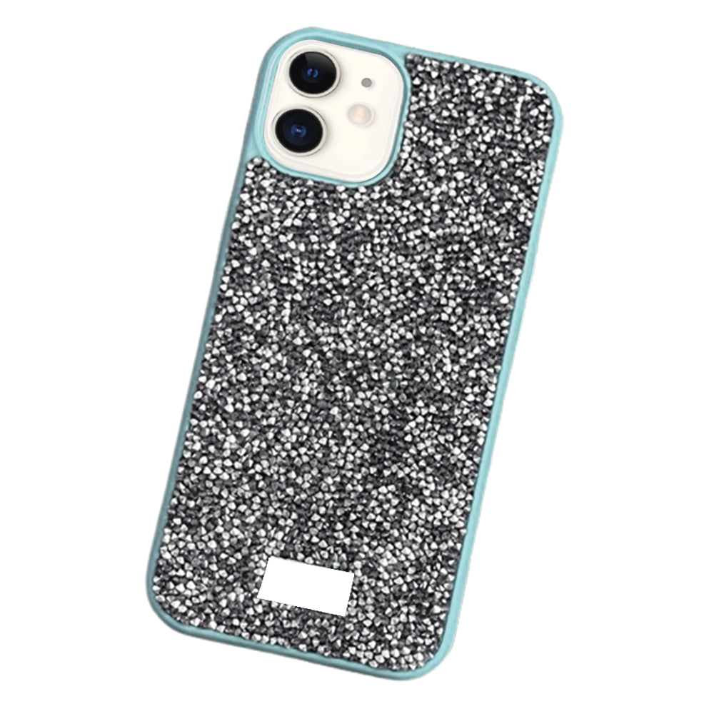 Copy of Crystal Stone Premium Cases For iPhone Models- Blue