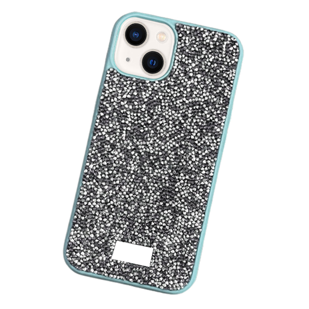 Copy of Crystal Stone Premium Cases For iPhone Models- Blue