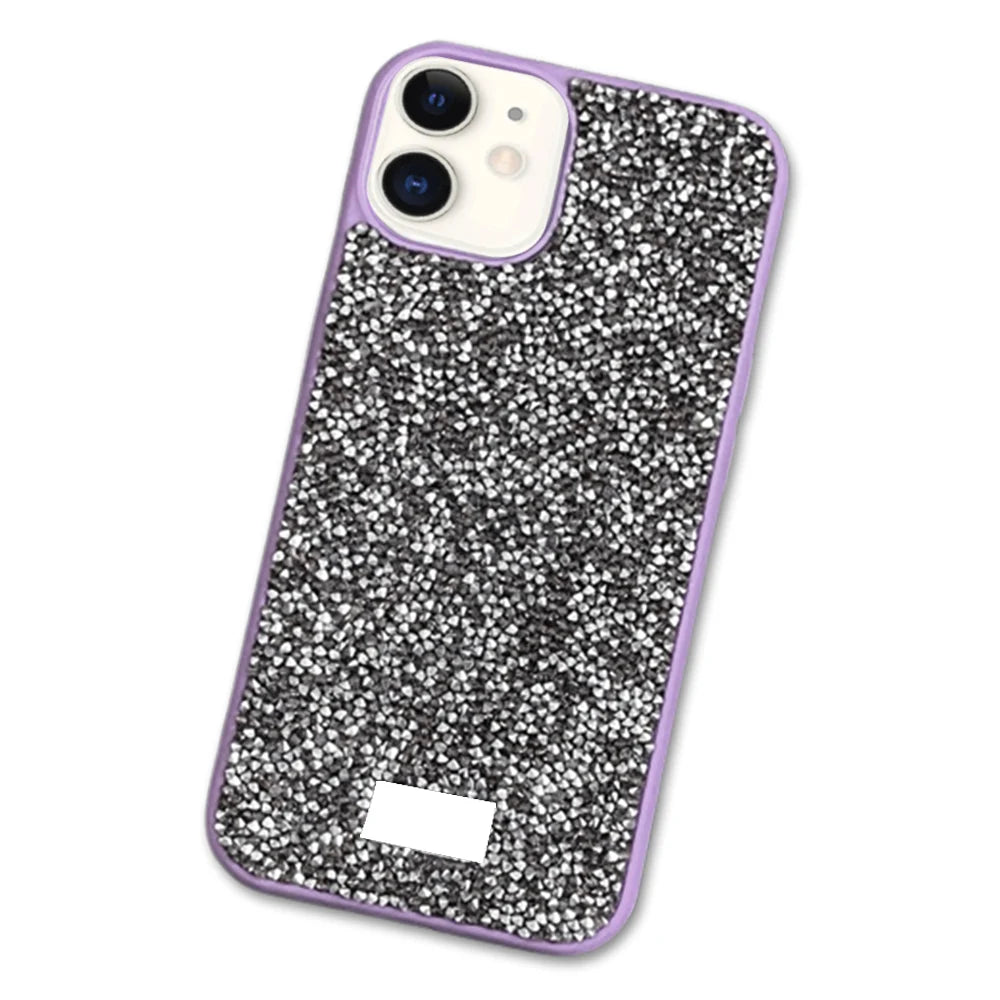 Crystal Stone Premium Cases For iPhone Models- Lavender