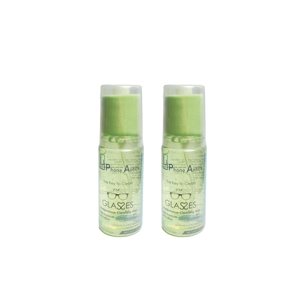 Mobile Screen Cleaning Gel With Microfiber Cloth- Green Apple