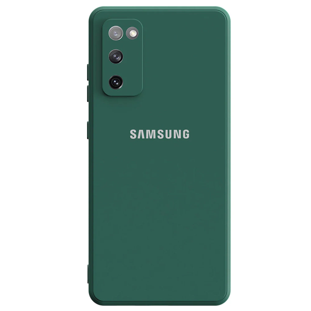 Green Liquid Silicon Case For Samsung Models