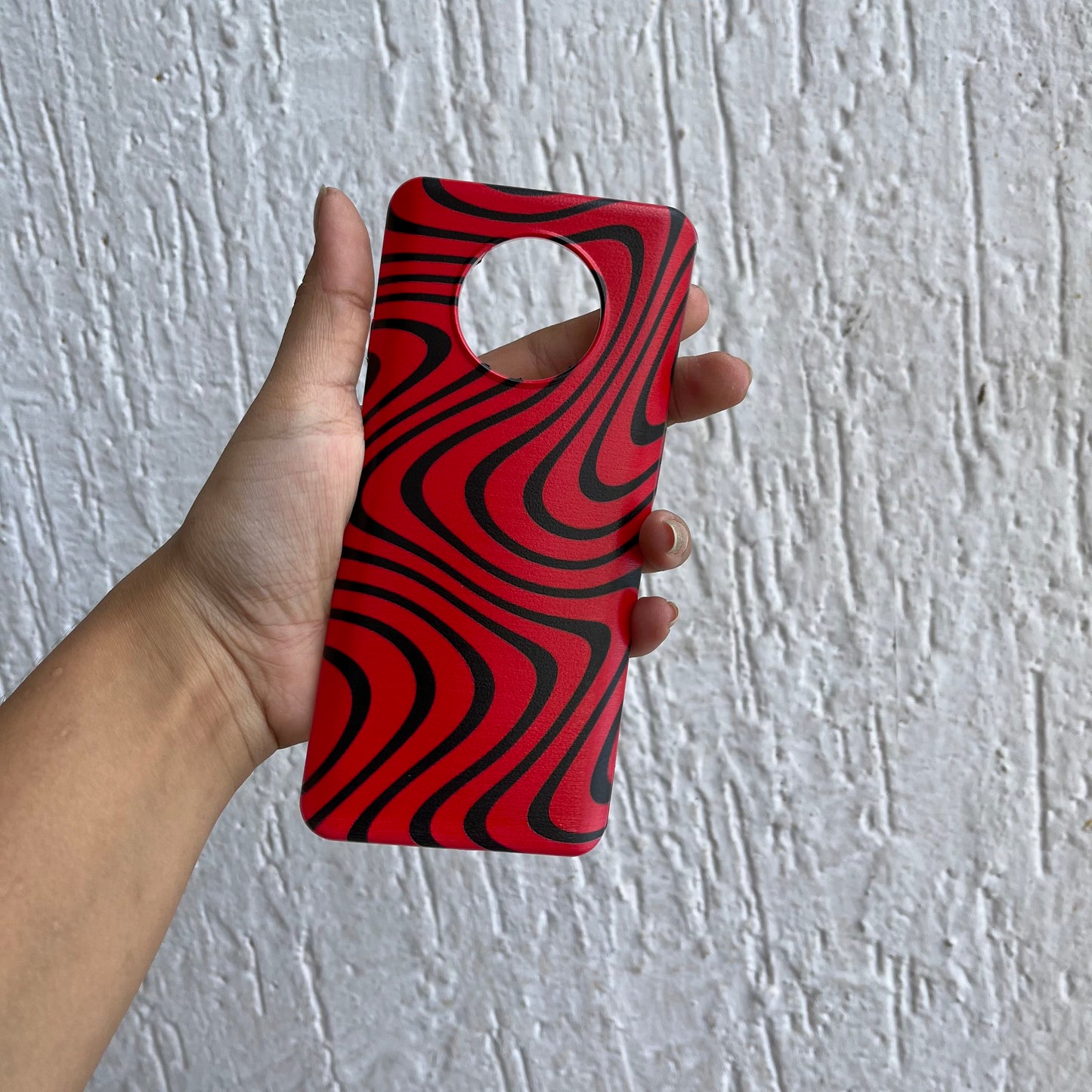 Pink Waves Silicon Case - OnePlus 7T