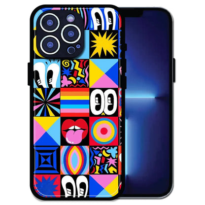 'Funky Fresh - Glossy Metal Silicone Case For Apple iPhone 13 Pro Max