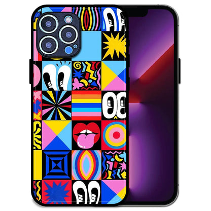 'Funky Fresh - Glossy Metal Silicone Case For Apple iPhone 13 Pro