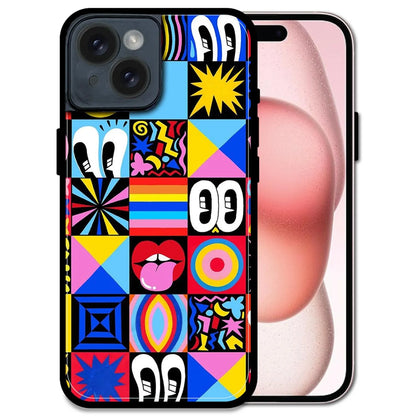 'Funky Fresh - Glossy Metal Silicone Case For Apple iPhone 14 Plus