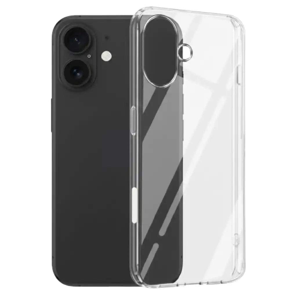 Premium Anti Yellow Clear Case For Iphone 16 Plus