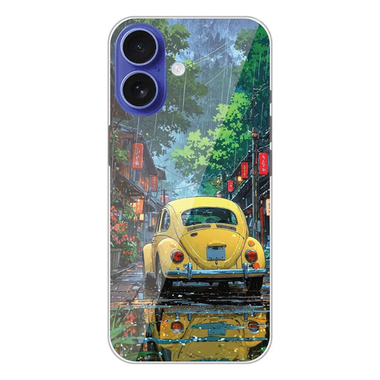 Yellow Bettle - Printed Silicone Case For Apple iPhone 16