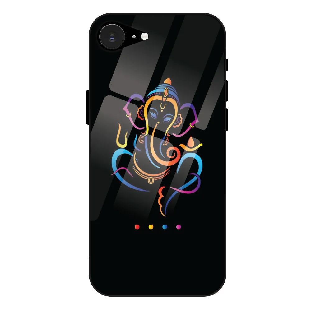Lord Ganpati - Glass Case For Apple iPhone 16E