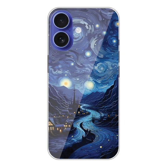 The Starry Night - Printed Silicone Case For Apple iPhone 16