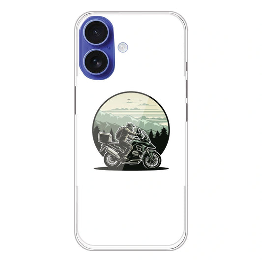 Biker - Printed Silicone Case For Apple iPhone 16