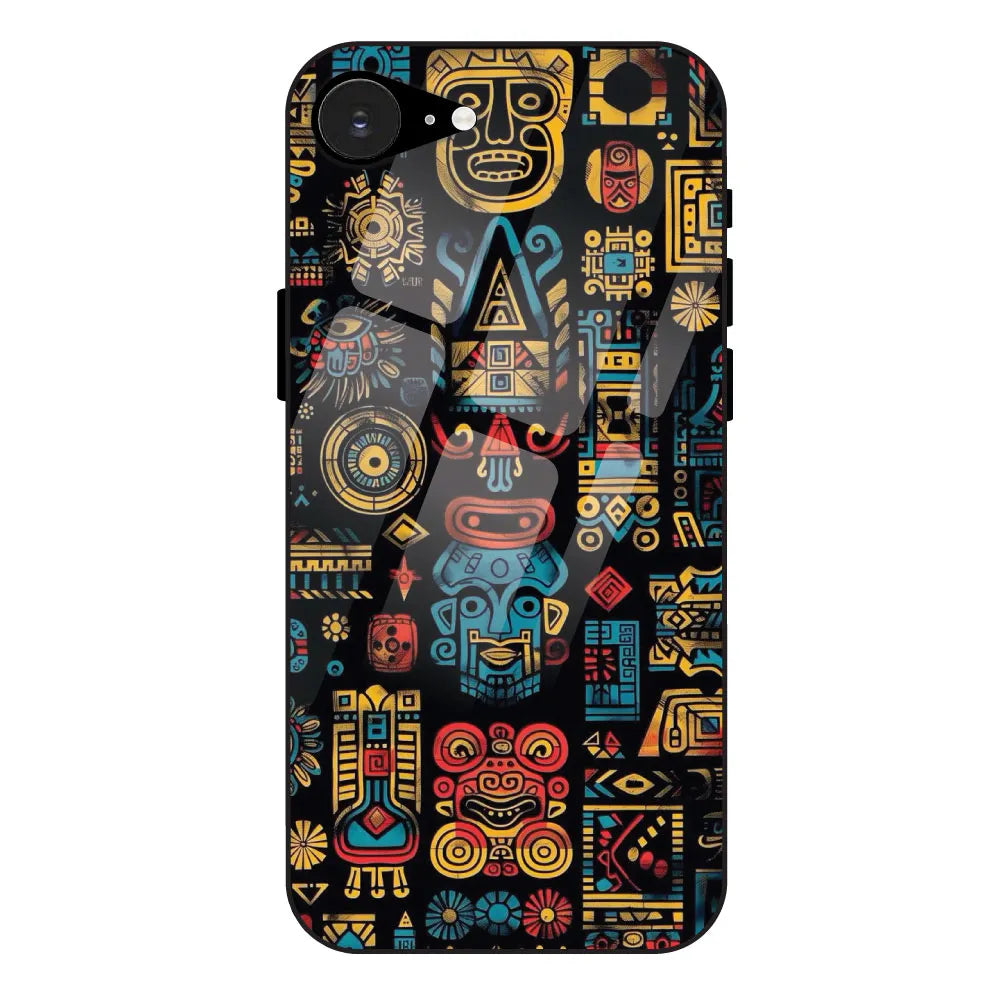 'Crepe Pattern - Glossy Metal Silicone Case For Apple iPhone 16e