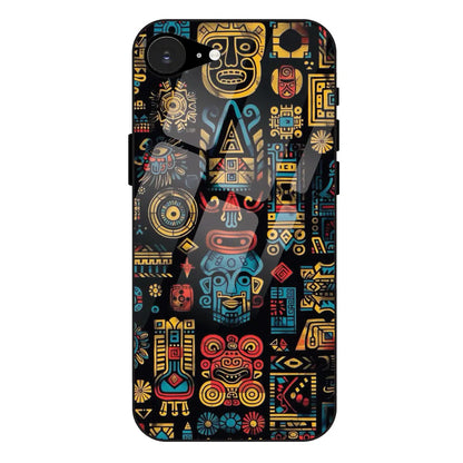 'Crepe Pattern - Glossy Metal Silicone Case For Apple iPhone 16e