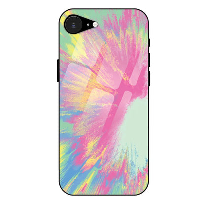 Pastel Splash Tie Dye - Glass Case For Apple iPhone 16e