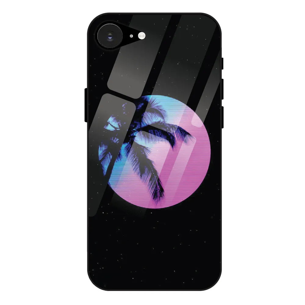 Night Terror Synthwave - Glass Case For Apple iPhone 16E
