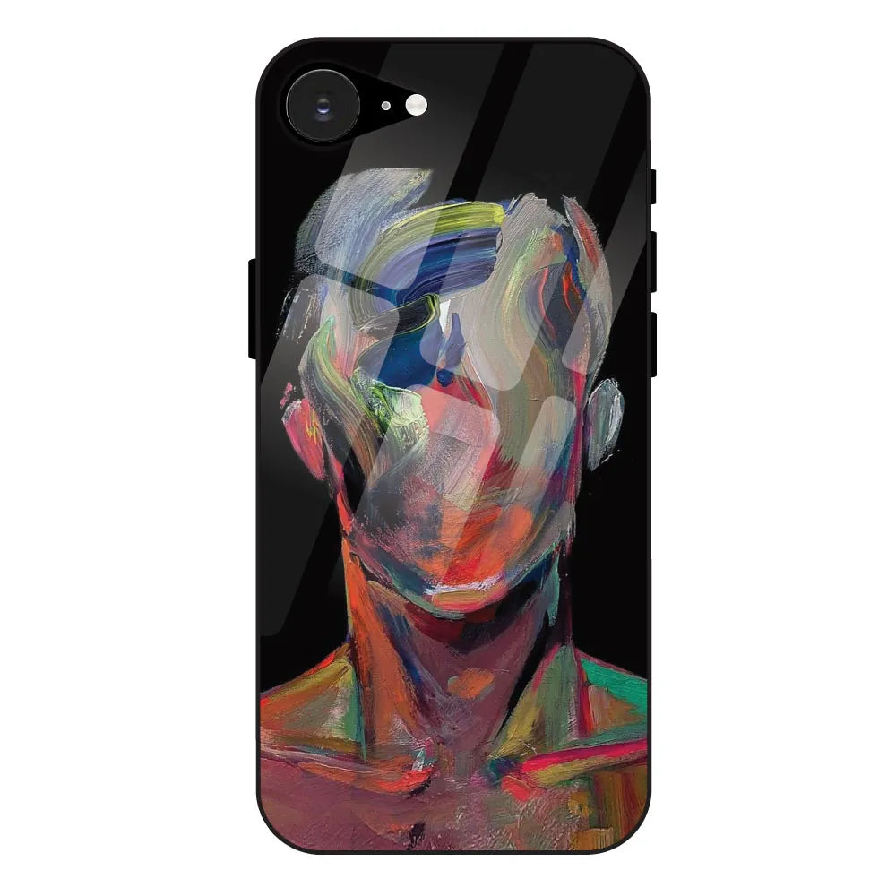 Face Oil Painting - Glass Case For Apple iPhone 16E