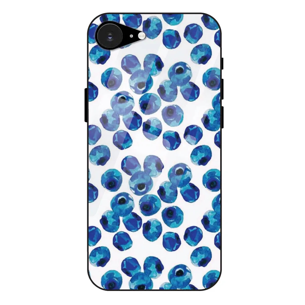 Blueberries - Glass Case For Apple iPhone 16E